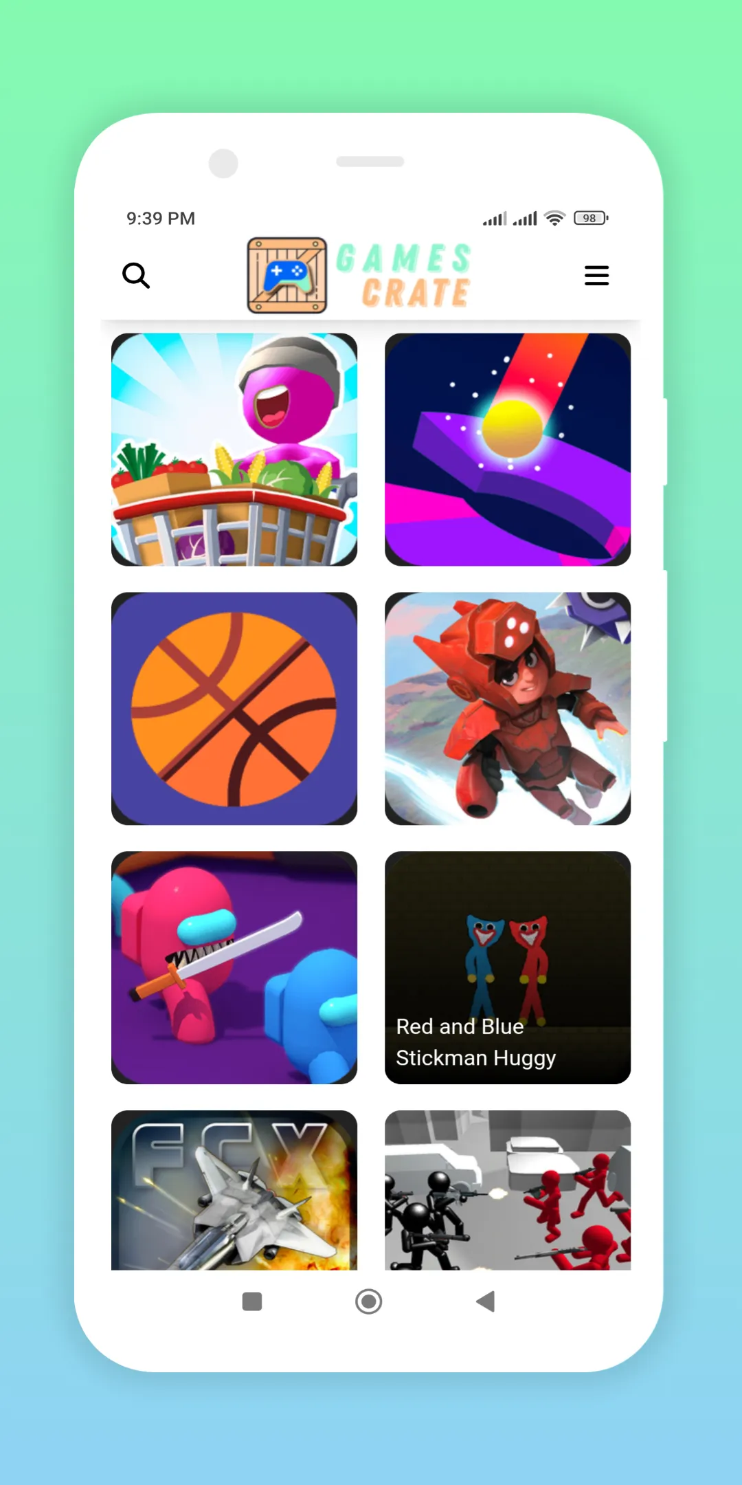 Games Crate: 999+ Arcade Games | Indus Appstore | Screenshot