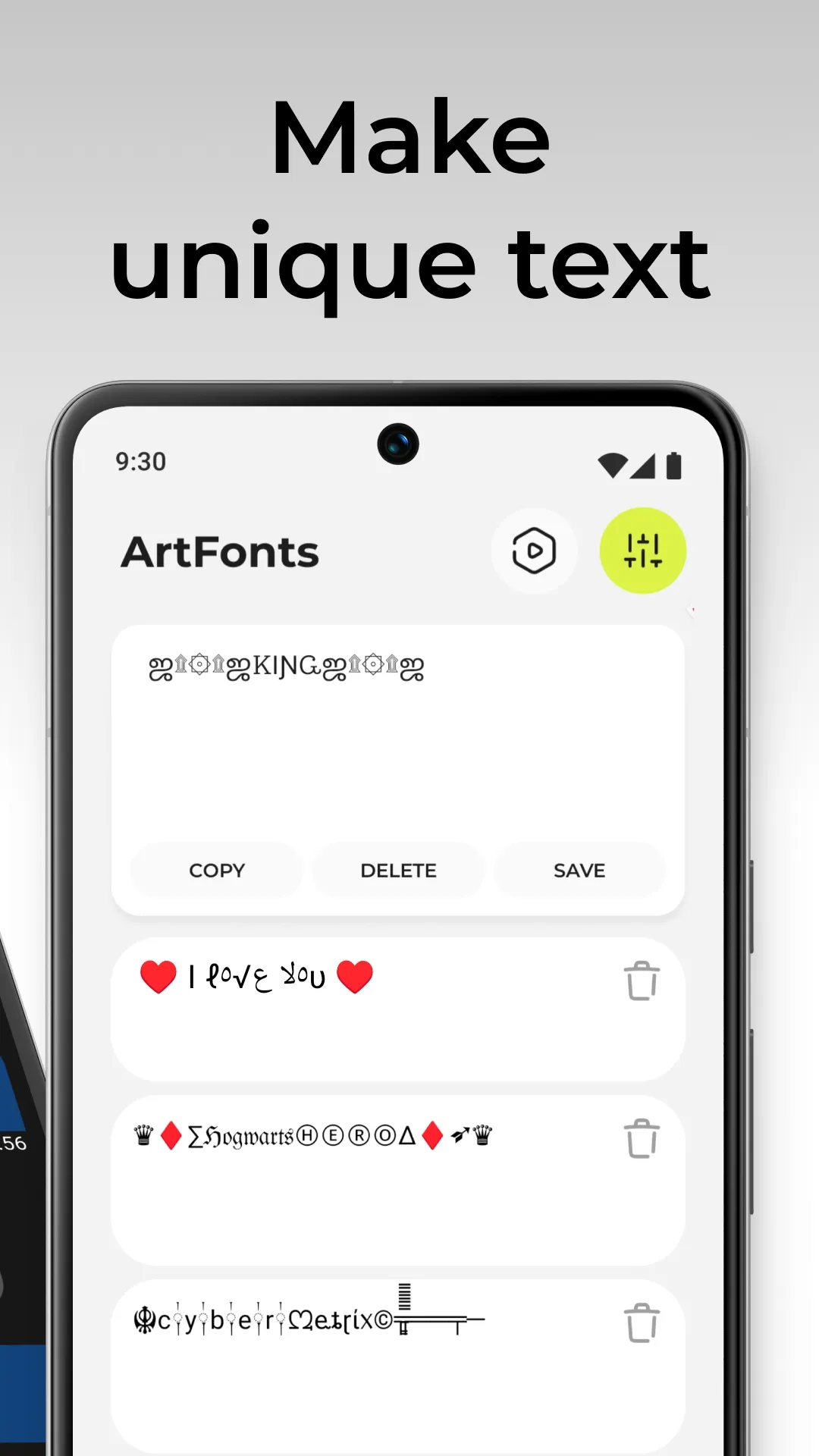 ArtFonts: Stylish Text | Indus Appstore | Screenshot