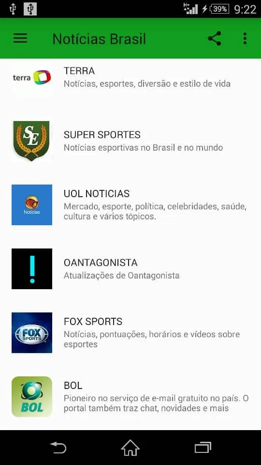 Noticias Brasil | Indus Appstore | Screenshot