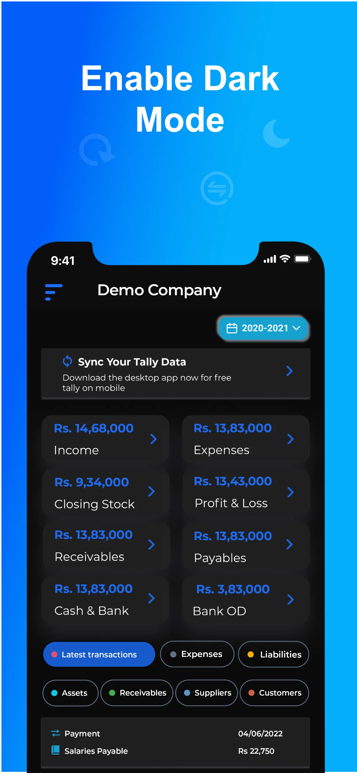 Finsights - Tally on Mobile | Indus Appstore | Screenshot