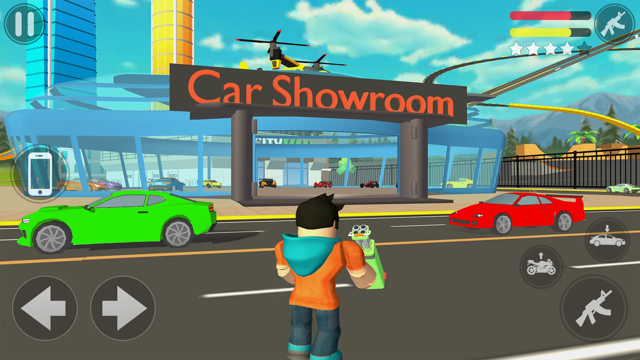 Obby Bike Driving City Parkour | Indus Appstore | Screenshot