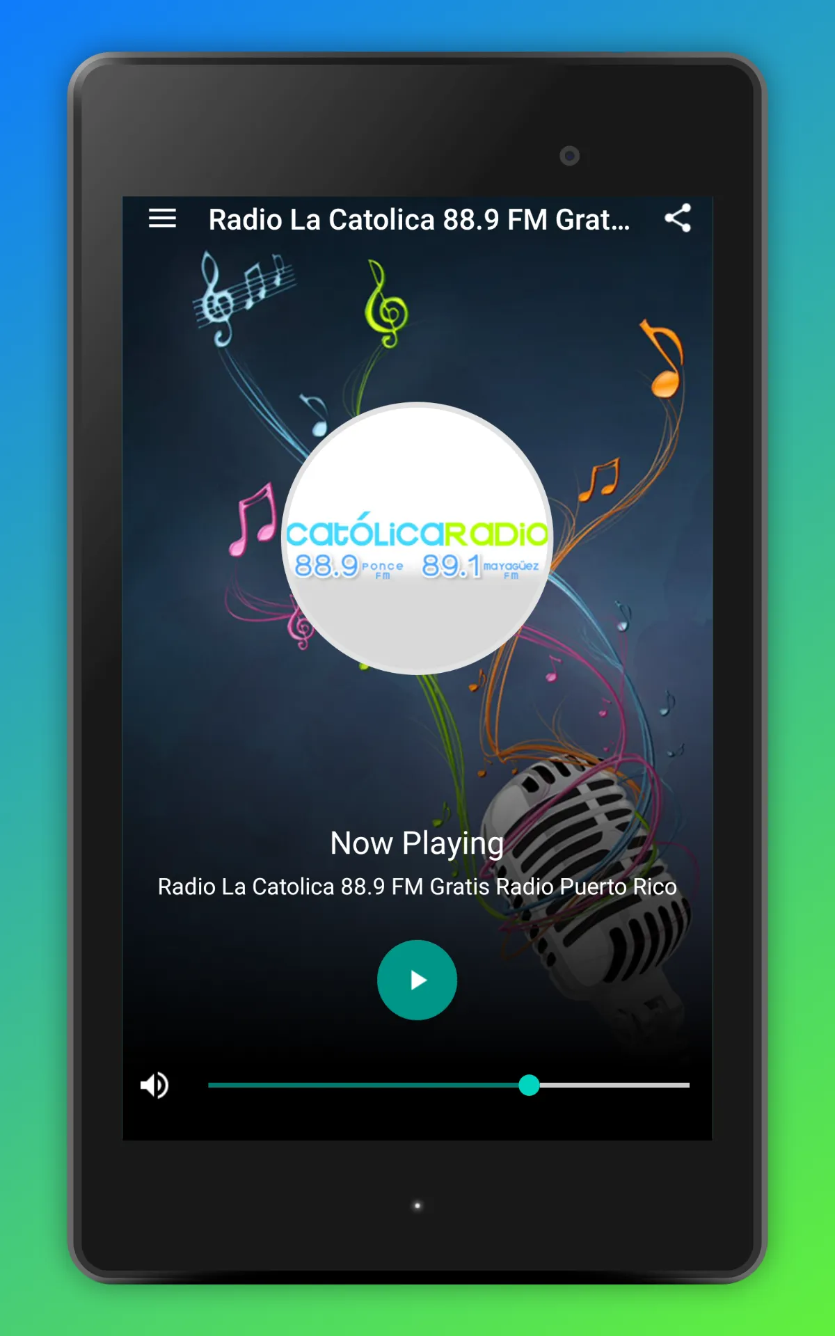 Catolica Radio 88.9 PuertoRico | Indus Appstore | Screenshot