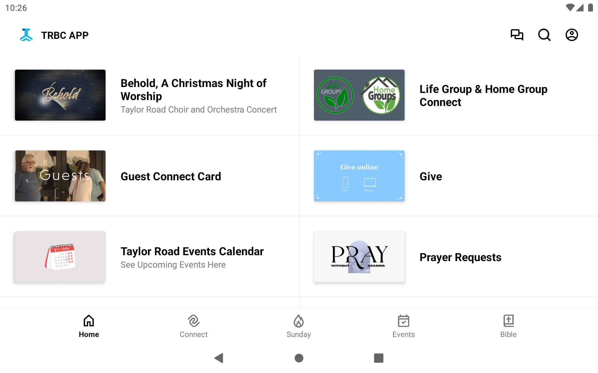 Taylor Road Baptist Church | Indus Appstore | Screenshot