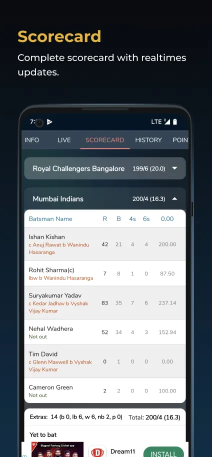 Cricket Live Line | Indus Appstore | Screenshot