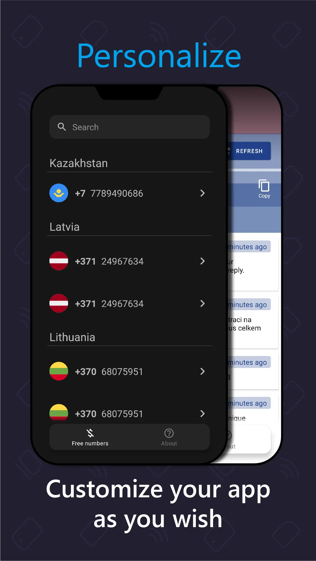 SMS Receiver - virtual numbers | Indus Appstore | Screenshot