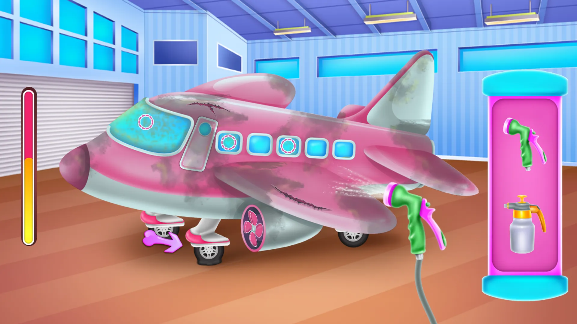 Dirty Airplane Cleanup | Indus Appstore | Screenshot