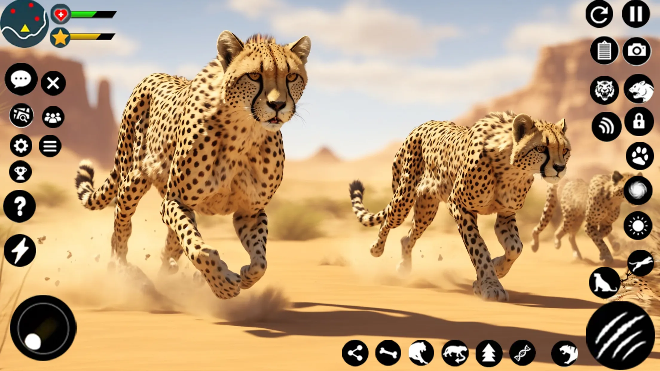 Wild Cheetah Family Simulator | Indus Appstore | Screenshot