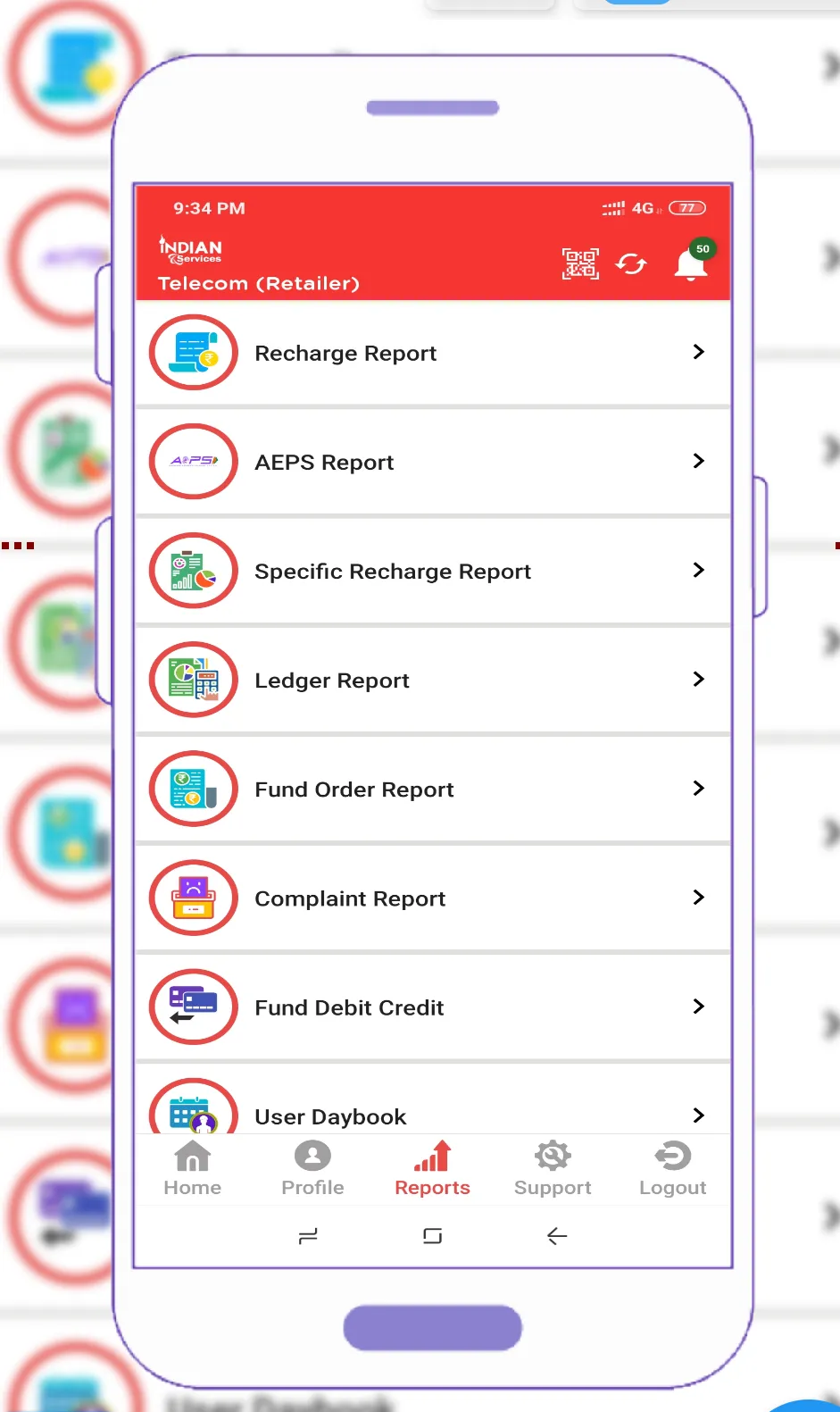 Indian Services Recharge & Bil | Indus Appstore | Screenshot