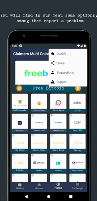 Claimers Multi Coins:: Bitcoin | Indus Appstore | Screenshot