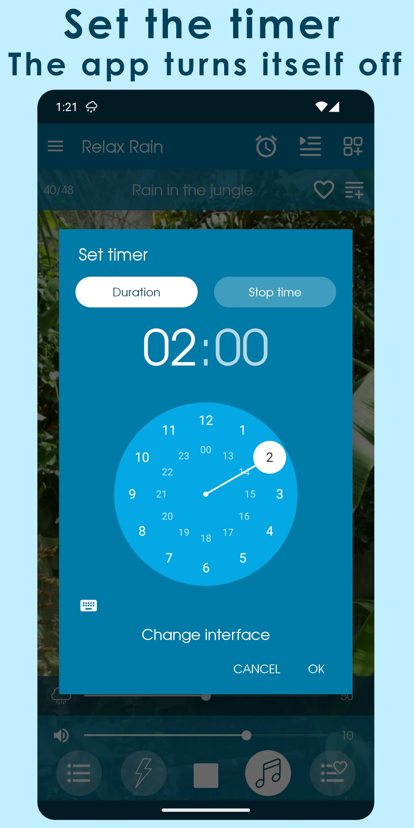 Relax Rain: sleep sounds | Indus Appstore | Screenshot