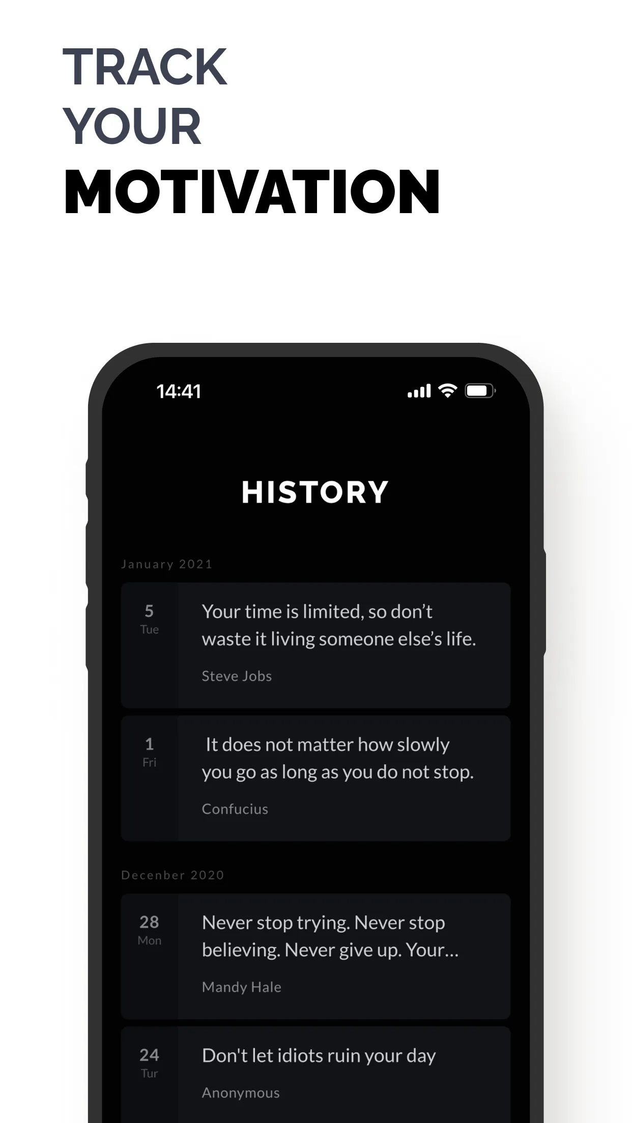 MOTIVE Motivation Quotes Alarm | Indus Appstore | Screenshot