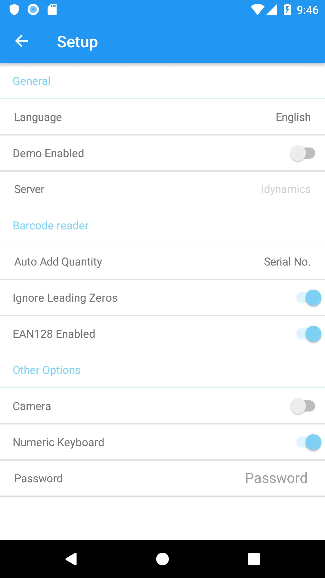 iDynamics Warehouse | Indus Appstore | Screenshot