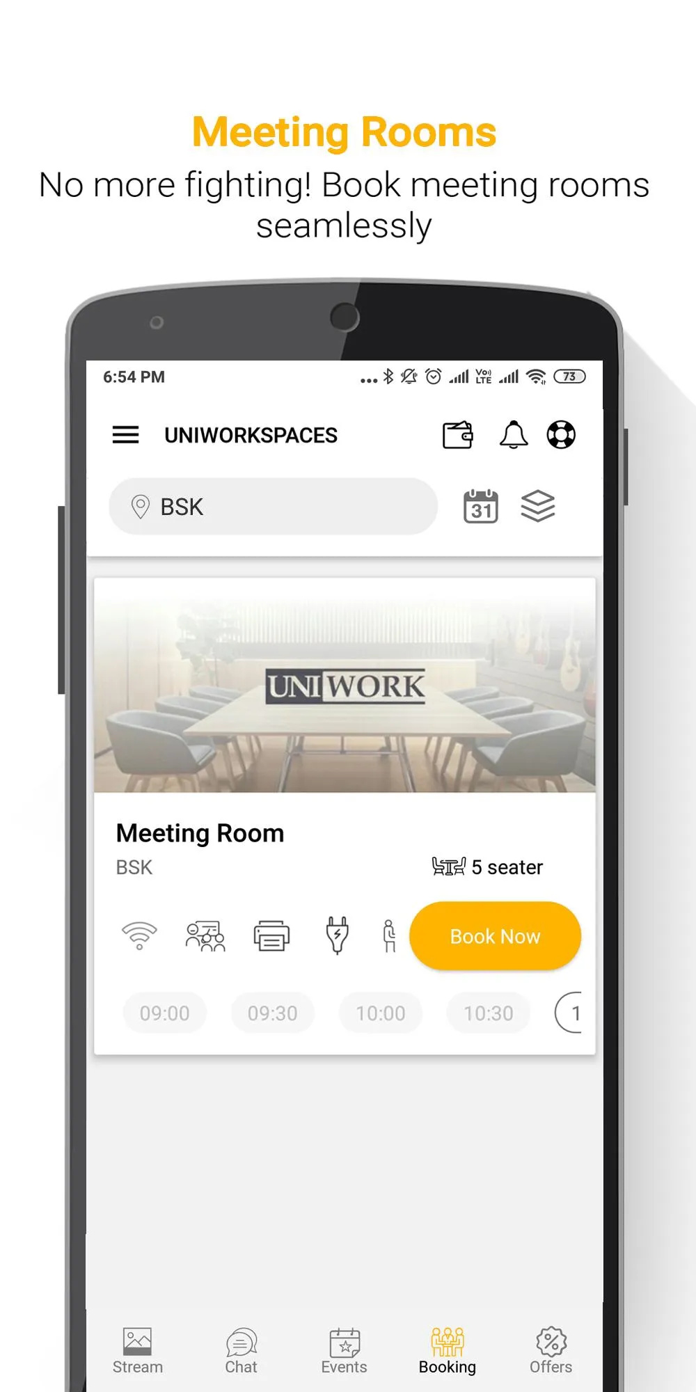 Uniwork Spaces | Indus Appstore | Screenshot