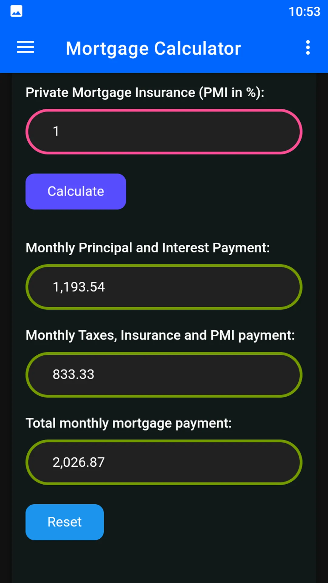 Mortgage Calculator | Indus Appstore | Screenshot