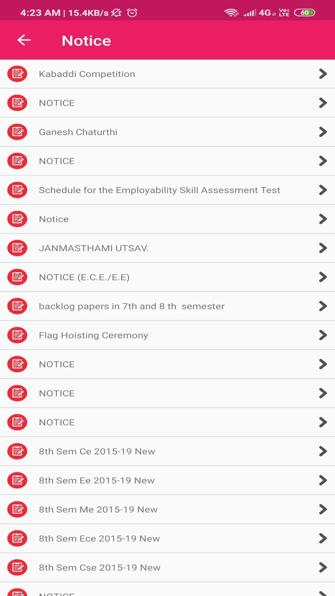 REC Student Portal | Indus Appstore | Screenshot