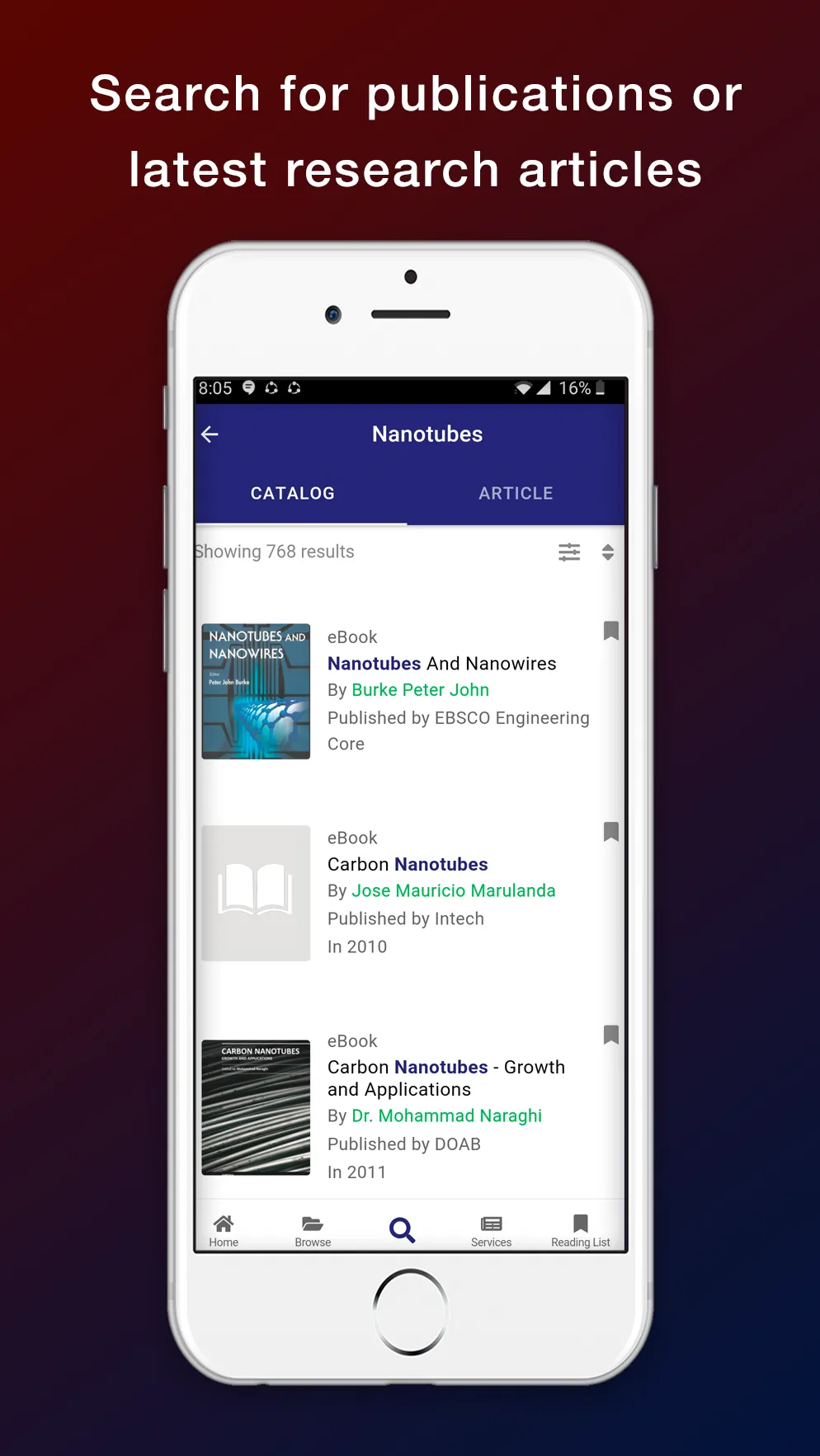 JCBOSEUST eLibrary | Indus Appstore | Screenshot