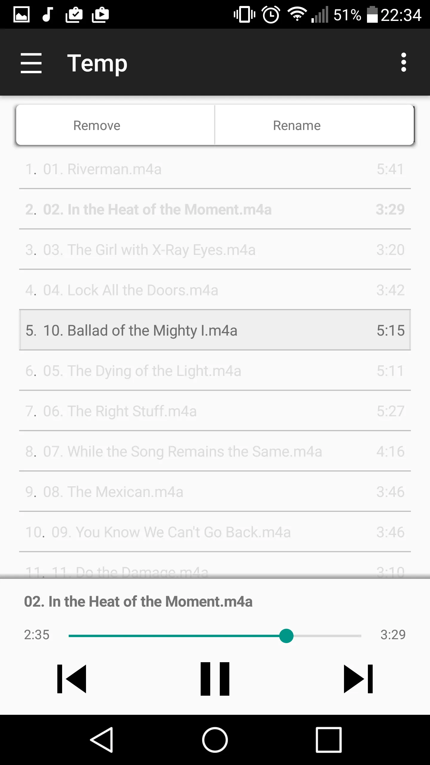 Music Folder Player | Indus Appstore | Screenshot