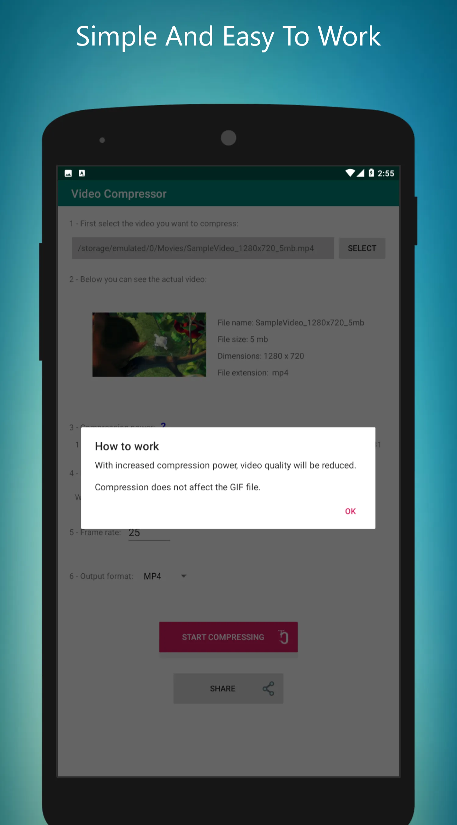 Video Compressor - Reduce Vide | Indus Appstore | Screenshot