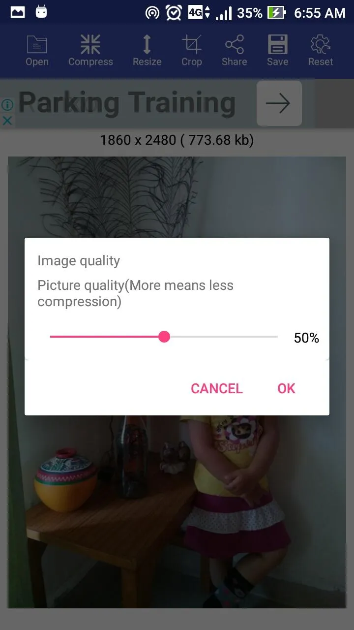 Compress images in kb & resize | Indus Appstore | Screenshot