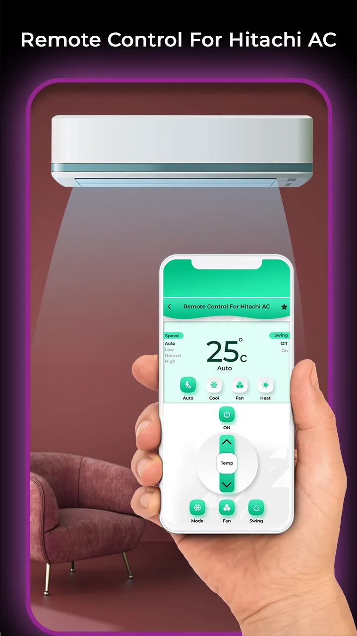 Remote Control For Hitachi AC | Indus Appstore | Screenshot