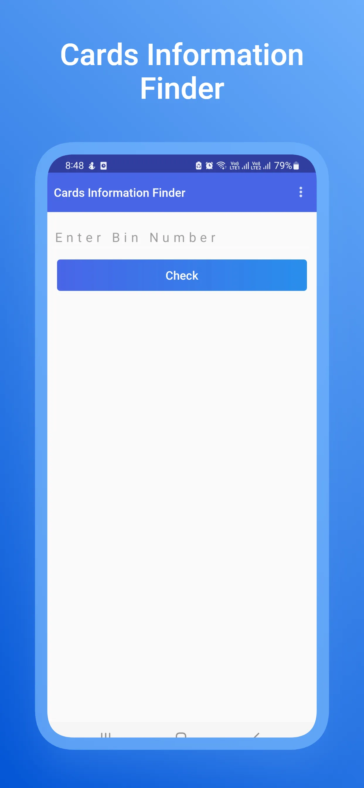 Cards Information Finder | Indus Appstore | Screenshot