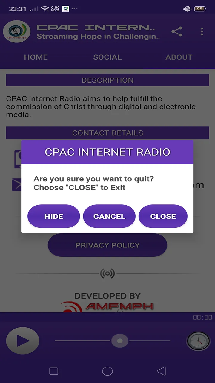 CPAC INTERNET RADIO | Indus Appstore | Screenshot