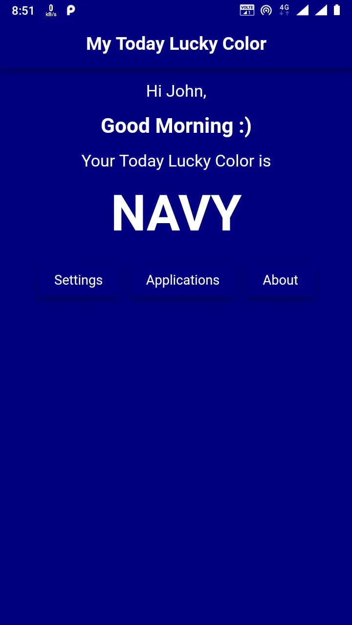 My Today Lucky Color | Indus Appstore | Screenshot