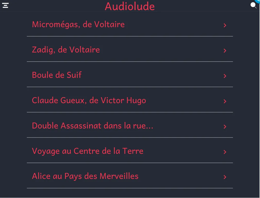 Livres audio - Audiolude | Indus Appstore | Screenshot