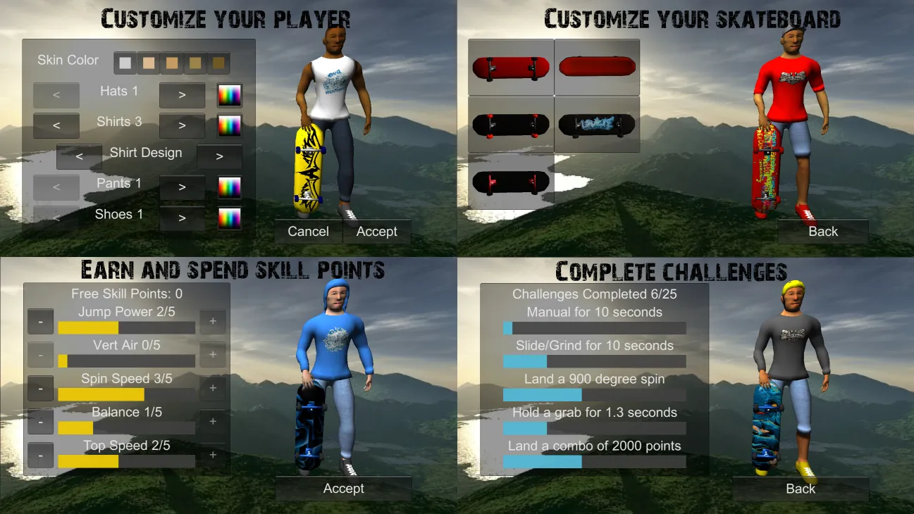 Skating Freestyle Extreme 3D | Indus Appstore | Screenshot