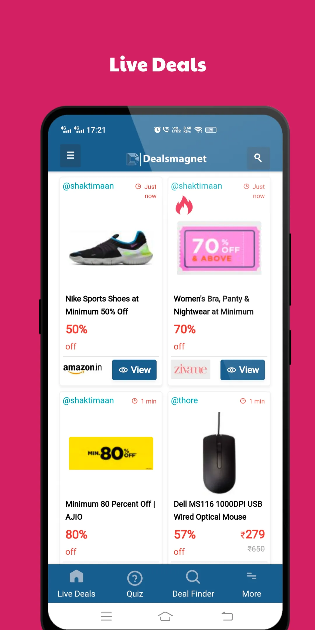 Dealsmagnet Deals App | Indus Appstore | Screenshot