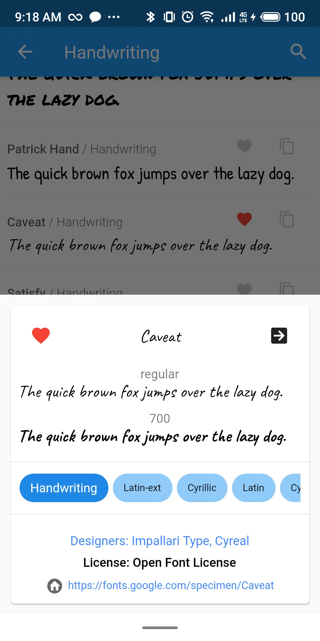 Font Finder for Flutter | Indus Appstore | Screenshot