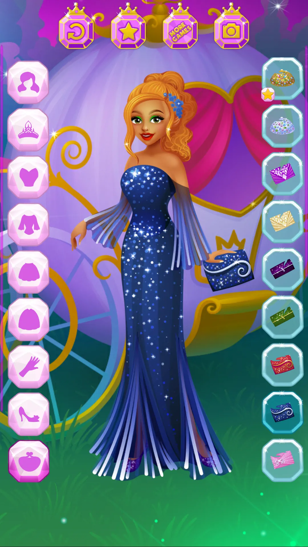 Cinderella Dress Up Girl Games | Indus Appstore | Screenshot