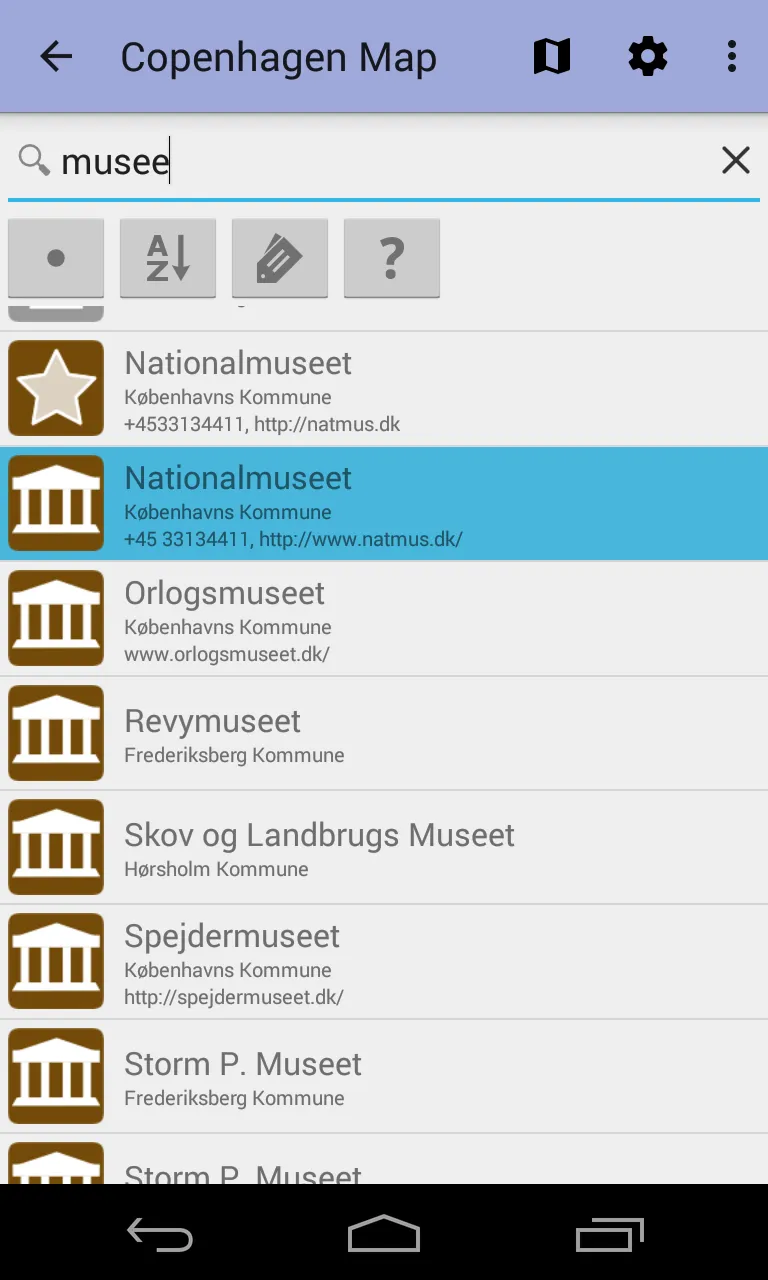 Copenhagen Offline City Map | Indus Appstore | Screenshot