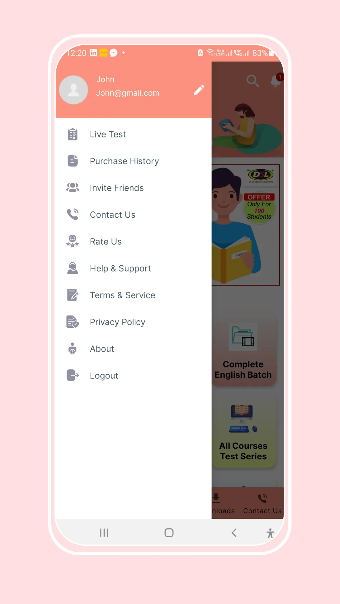 DSL Krantikari App | Indus Appstore | Screenshot