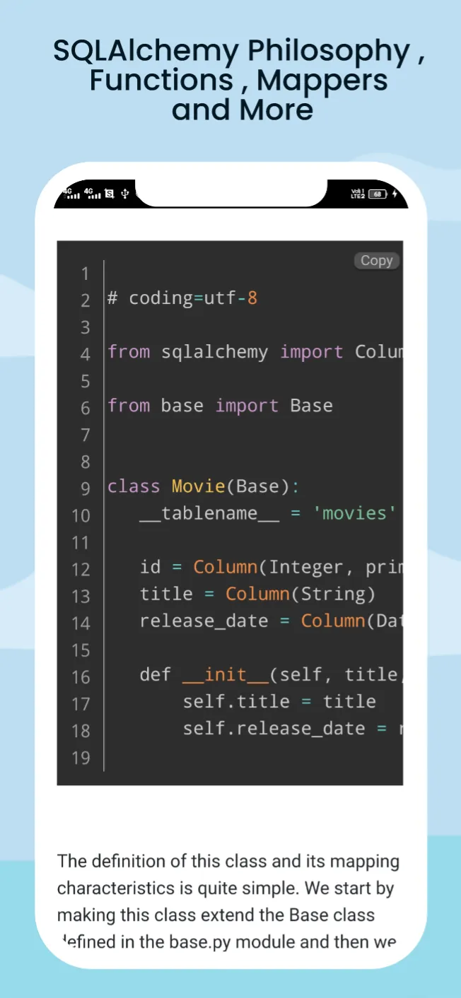 Learn SQLAlchemy- Python Query | Indus Appstore | Screenshot