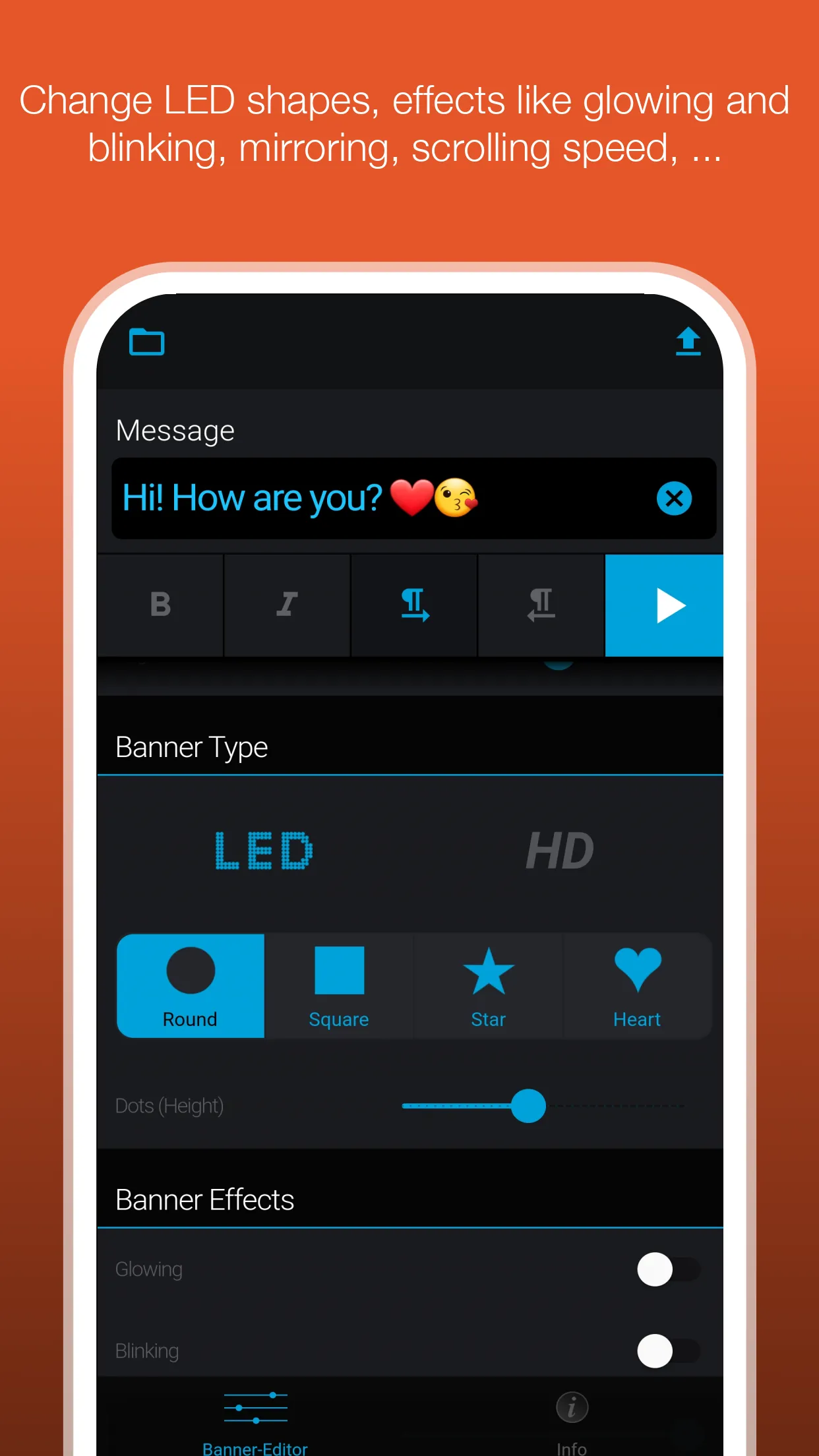 LED Banner Pro - LED Scroller | Indus Appstore | Screenshot