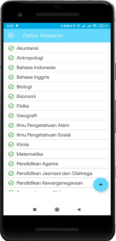 Jadwal Pelajaran | Indus Appstore | Screenshot