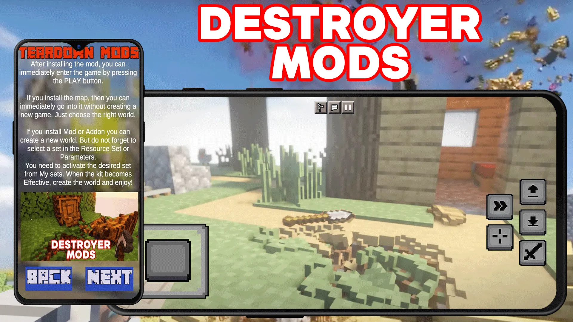 Mods Destroy for Minecraft PE | Indus Appstore | Screenshot