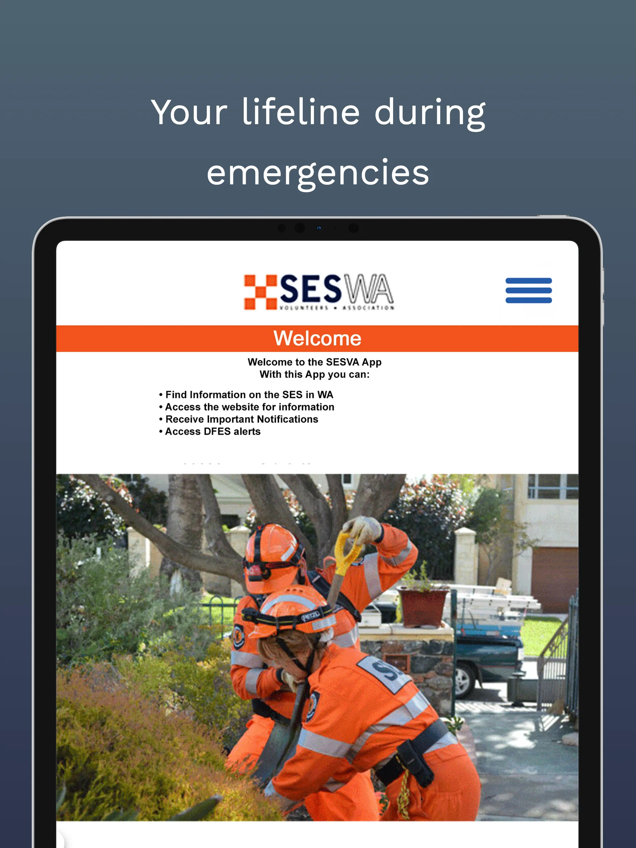 SES Volunteer Assoc. SESVA | Indus Appstore | Screenshot