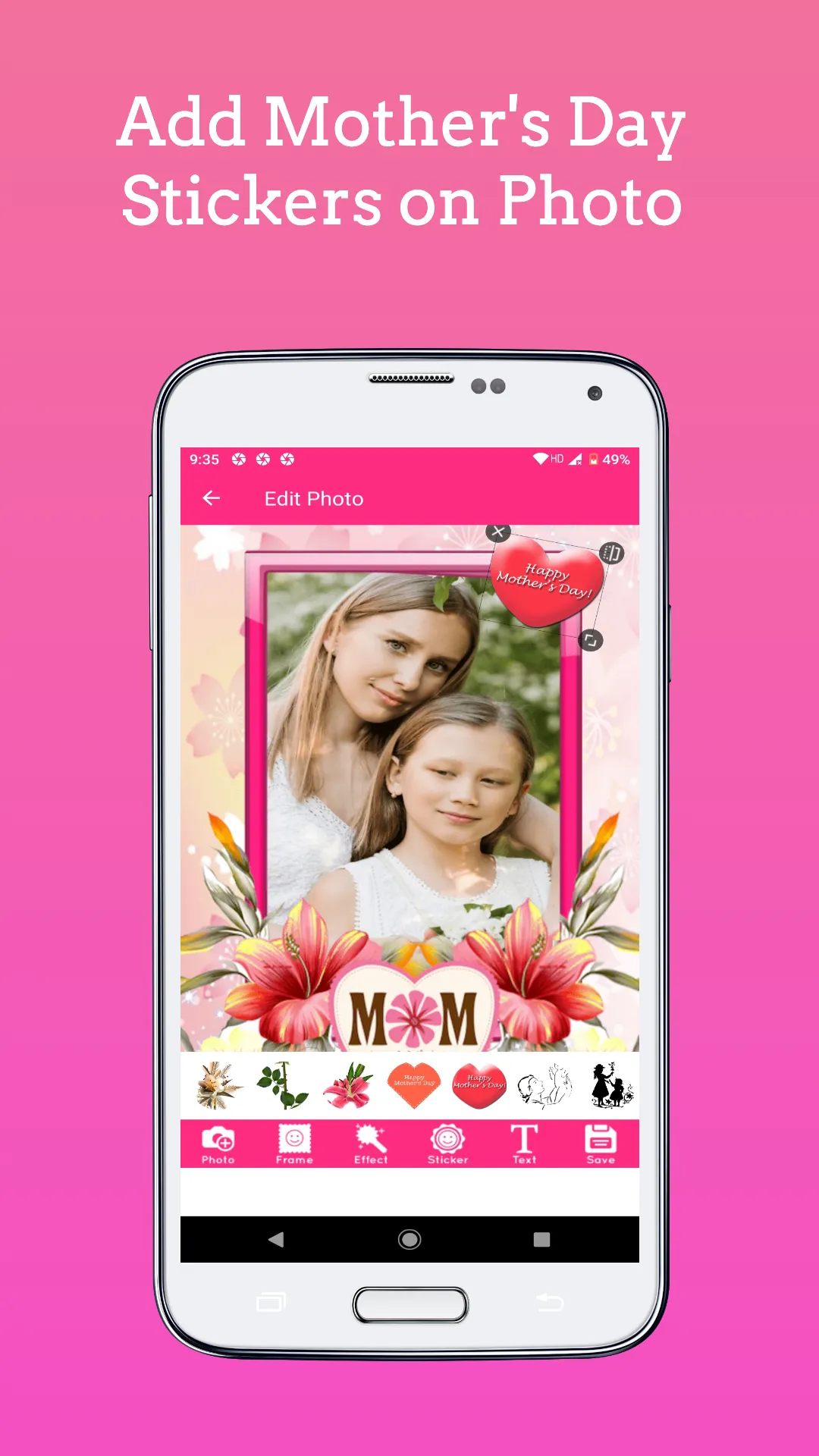 Mother's Day Photo Frames 2024 | Indus Appstore | Screenshot