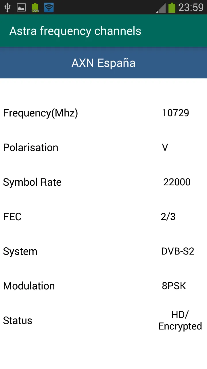 Astra Frequency Channels | Indus Appstore | Screenshot