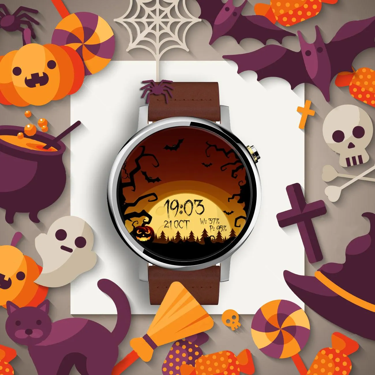 Halloween Spooky Watch Face | Indus Appstore | Screenshot