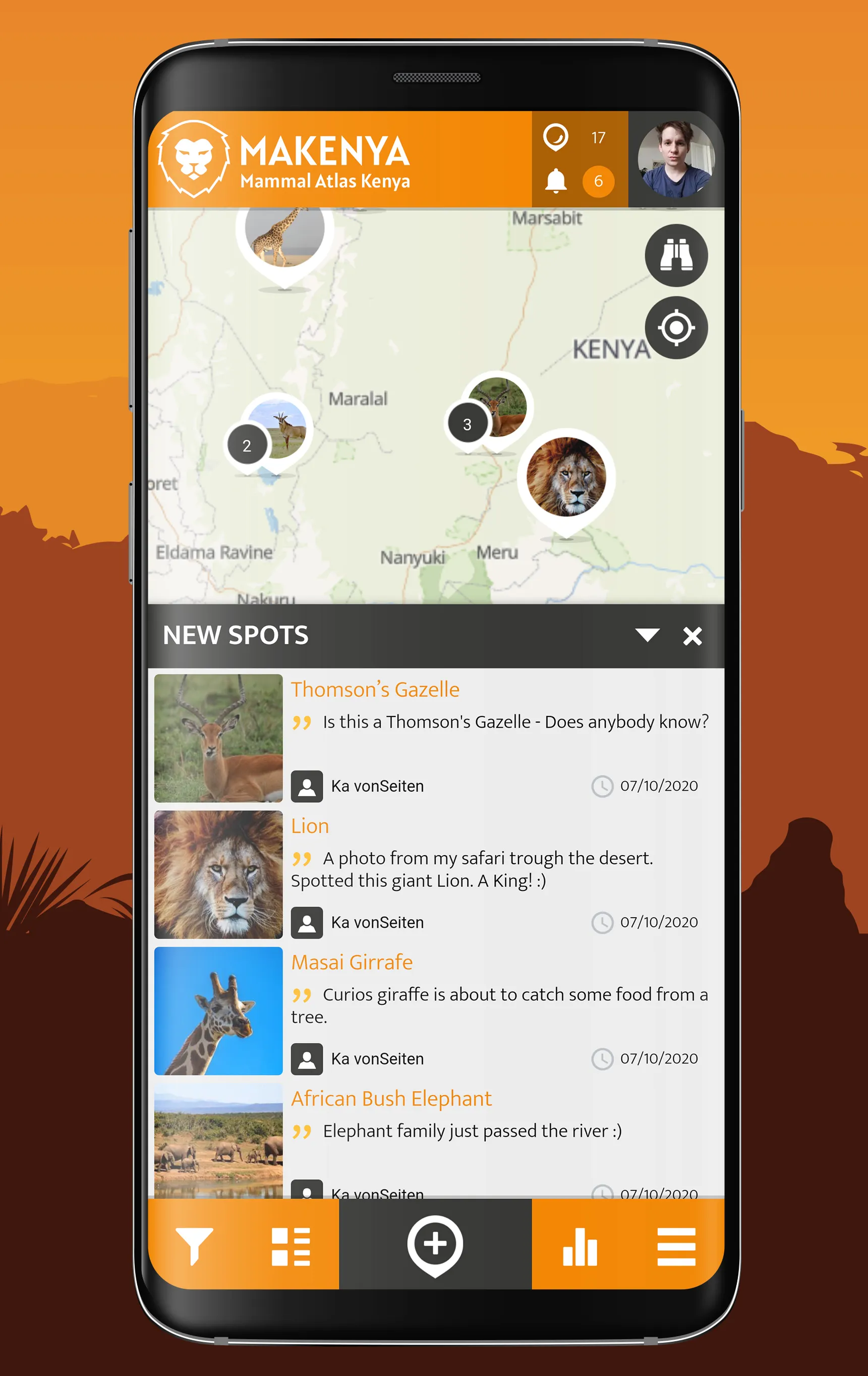 MAKENYA - Mammal Atlas Kenya | Indus Appstore | Screenshot