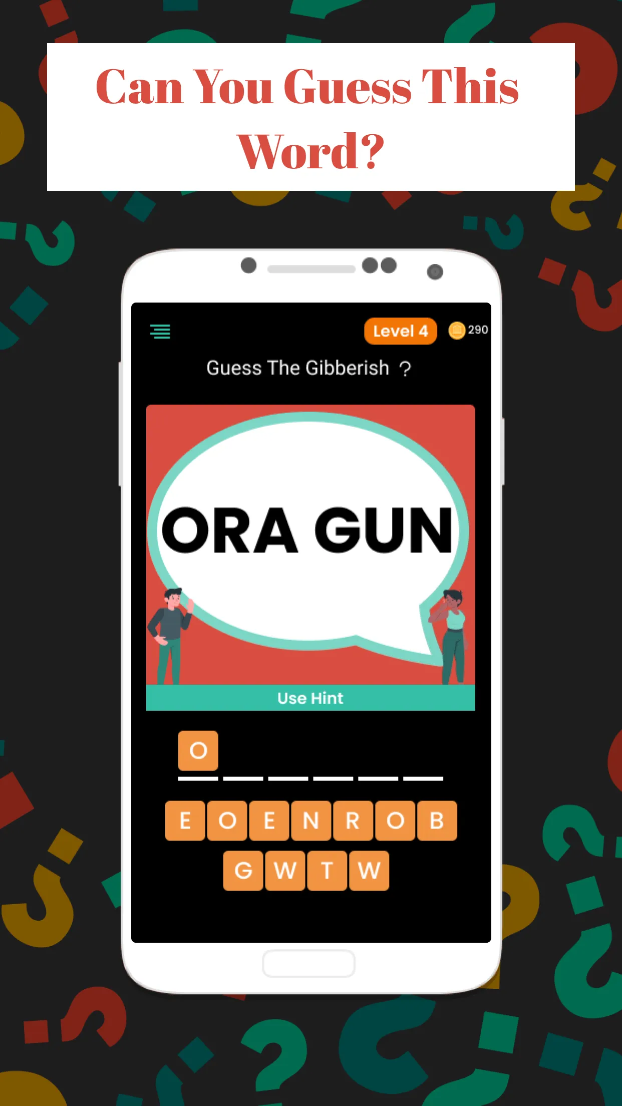 Guess The Gibberish | Indus Appstore | Screenshot