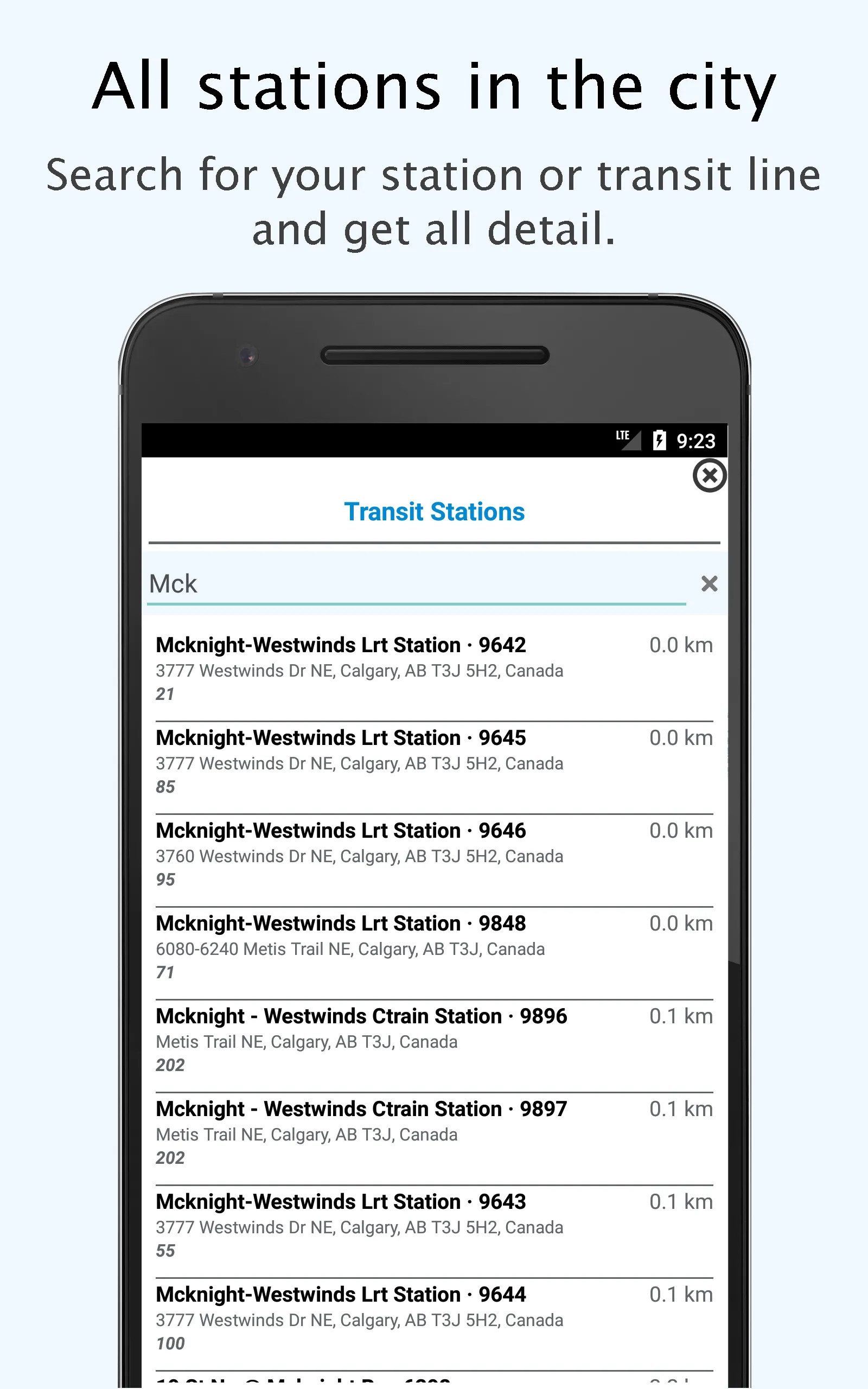 Calgary Transport Live/Offline | Indus Appstore | Screenshot