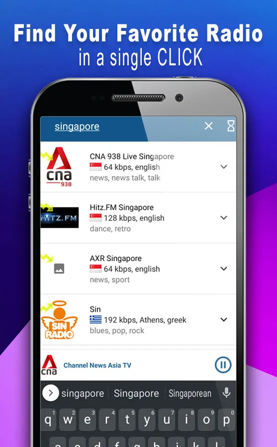 Radio Singapore - Singapore FM | Indus Appstore | Screenshot