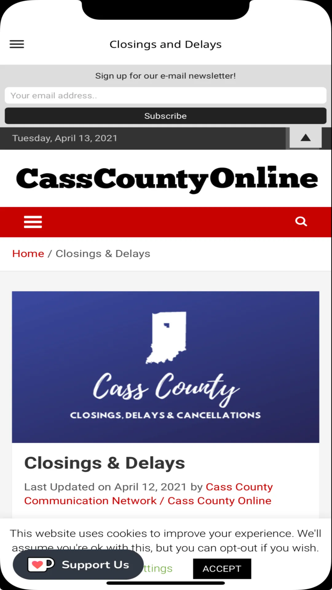 Cass County INfo | Indus Appstore | Screenshot