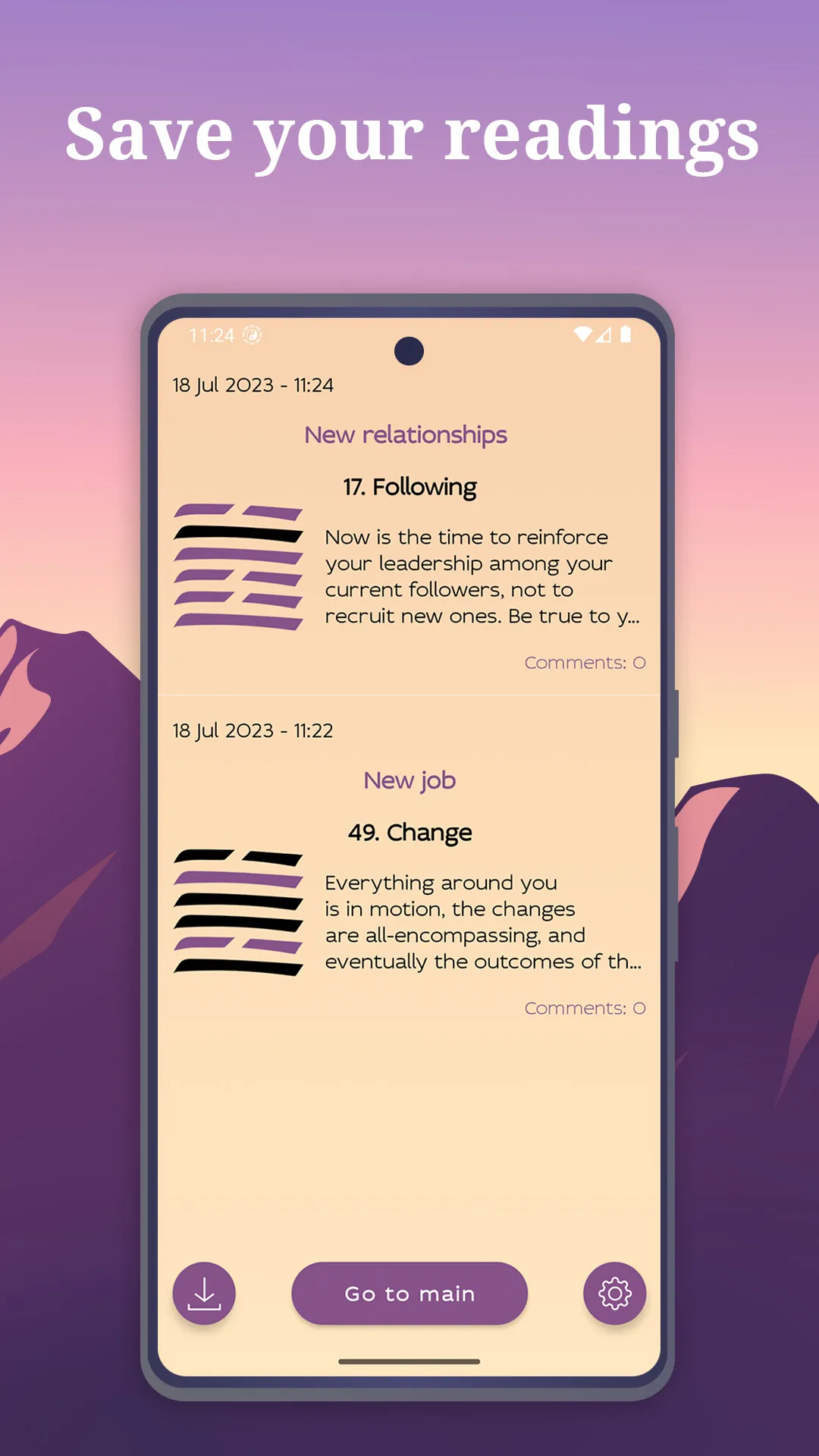 The Book of Changes (I-Ching) | Indus Appstore | Screenshot