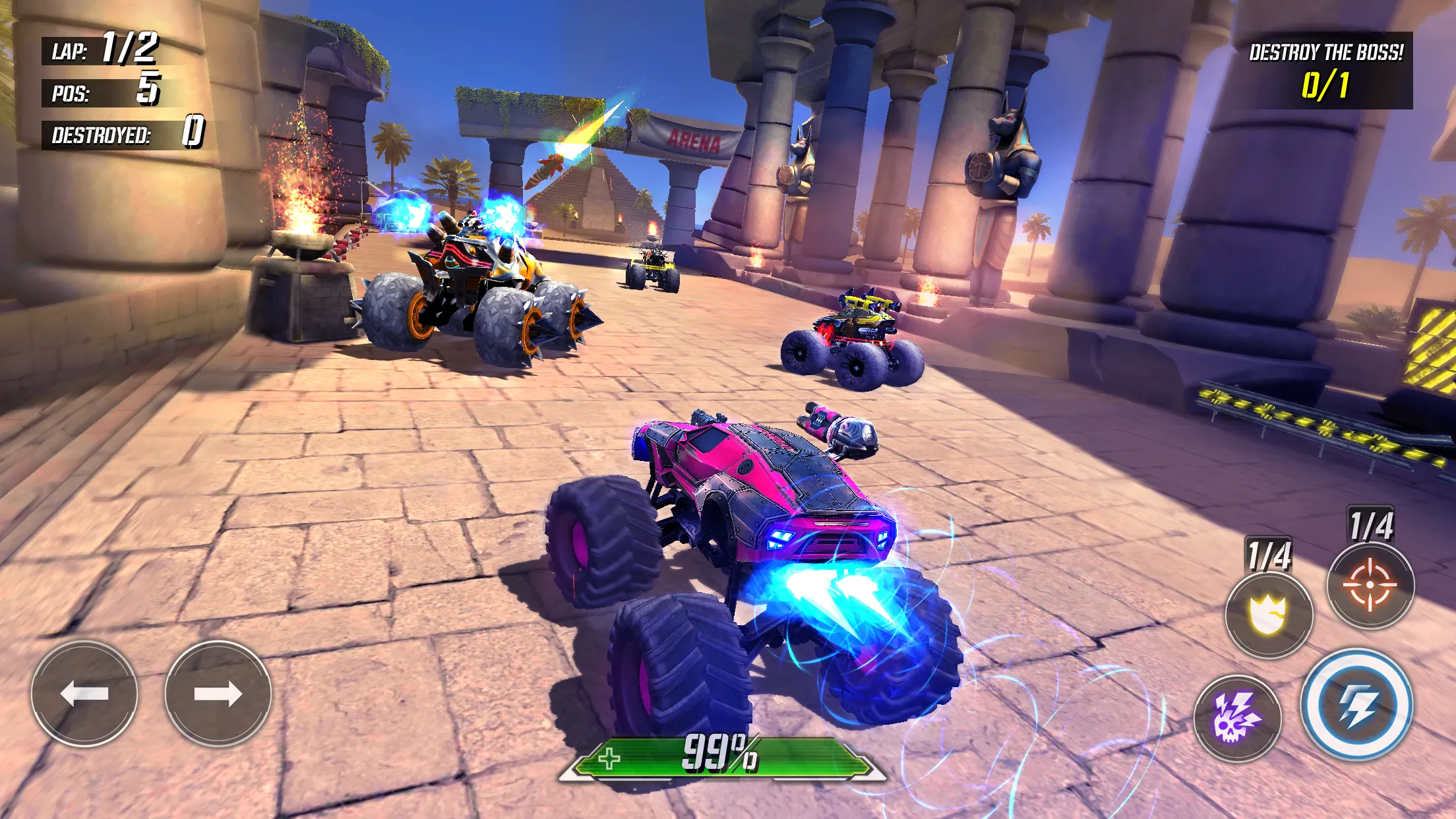 RACE: Rocket Arena Car Extreme | Indus Appstore | Screenshot