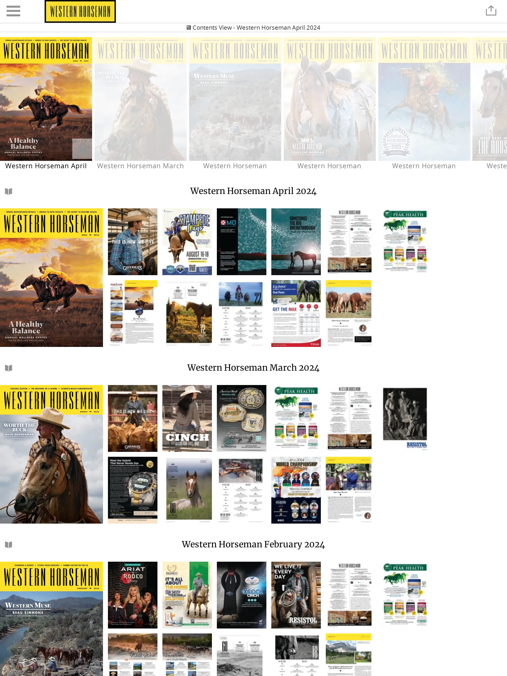 Western Horseman Magazine | Indus Appstore | Screenshot